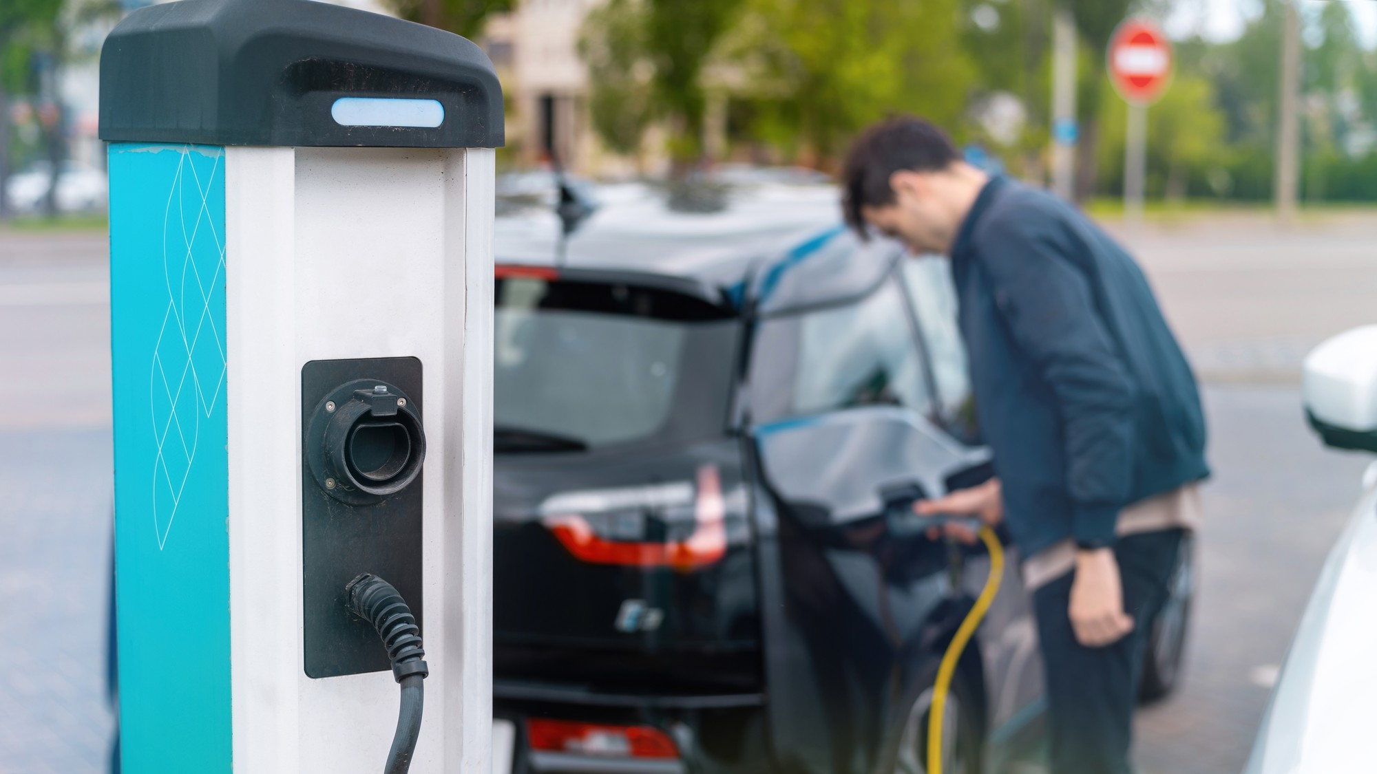 Borne de recharge électrique